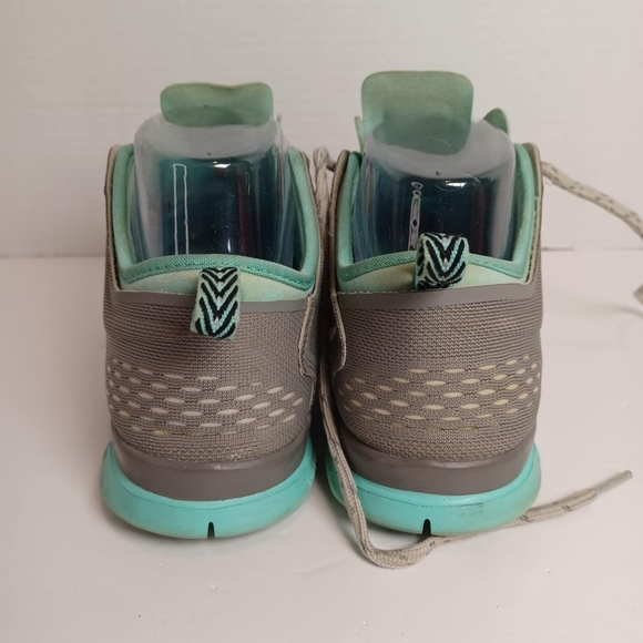 Nike Women's Free 5.0 TR Fit 4 Sneakers Teal/Gray Running Shoes Lace Up Sz 7.5 - Picture 4 of 7